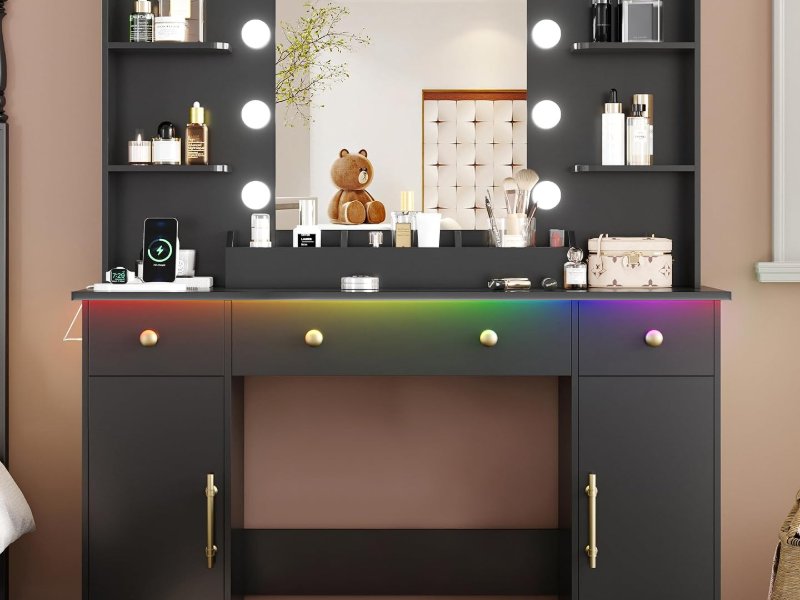Xixini: rgb vanity, lit for the evening