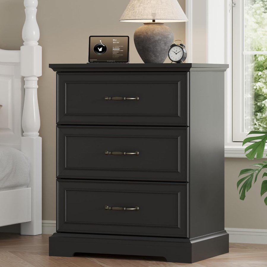 Xixini Farmhouse 3 Drawers Dresser