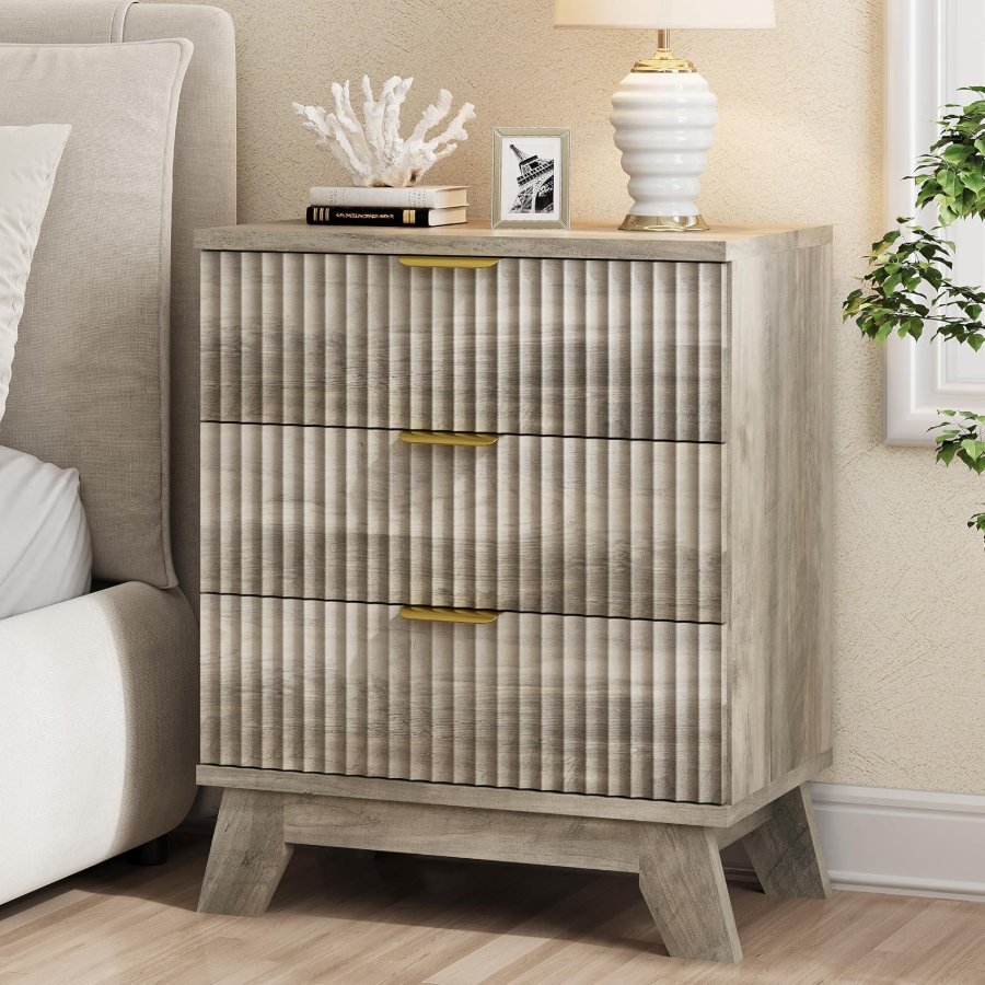 Xixini Fluted Nightstand