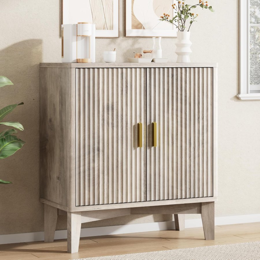 Xixini Fluted Sideboard Buffet Cabinet
